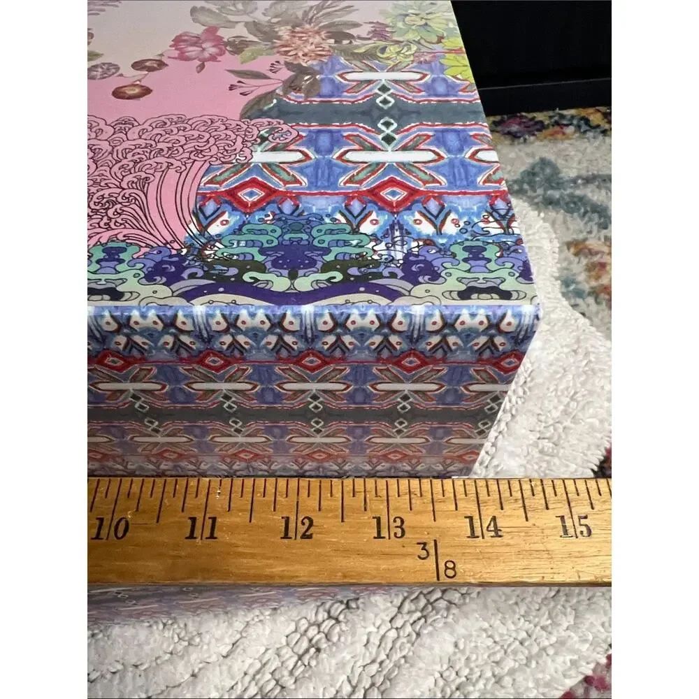 Johnny Was Set of 2 Magnetic Gift Box Keepsake Storage Display Boxes 14”x10”x3”